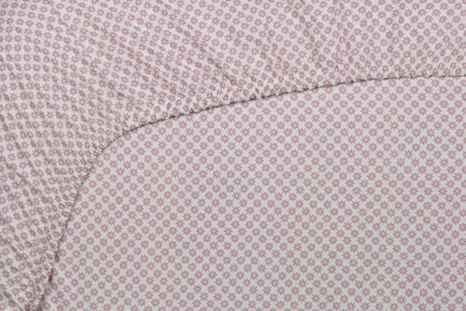 Pip Studio Twinkle Star laken 100x200 hvit rosa bomull