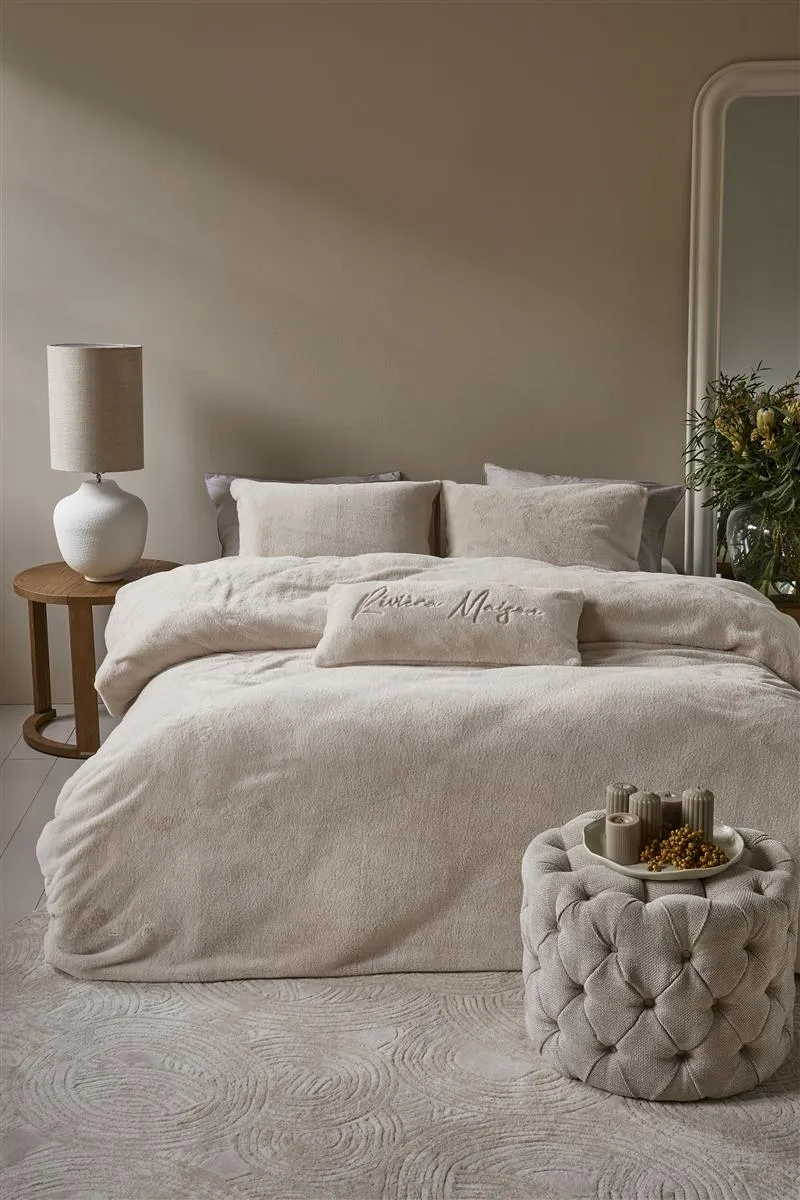 Riviera Maison Tendre dynetrekk sand putetrekk 60x70 cm fuskepels