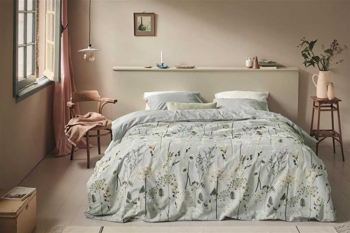 Beddinghouse Ariadne Wind dynetrekk 200x200 grønn blomster