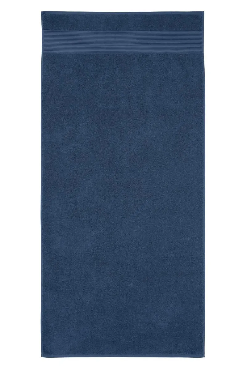 Beddinghouse Sheer badehåndkle 70x140 mørkeblå