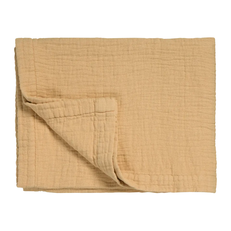 Vandyck Pure 68 sengeteppe 160x250 apricot blush bomull