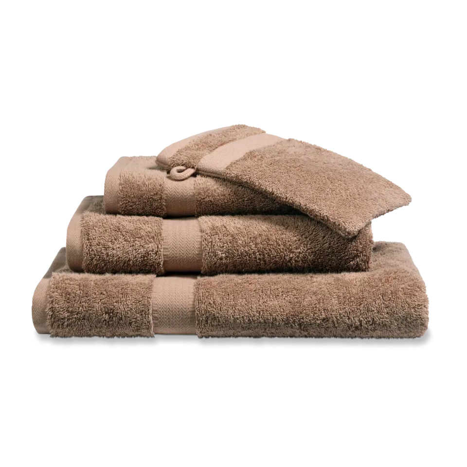 Vandyck Prestige Plain håndkle fudge 60x110 ensfarget