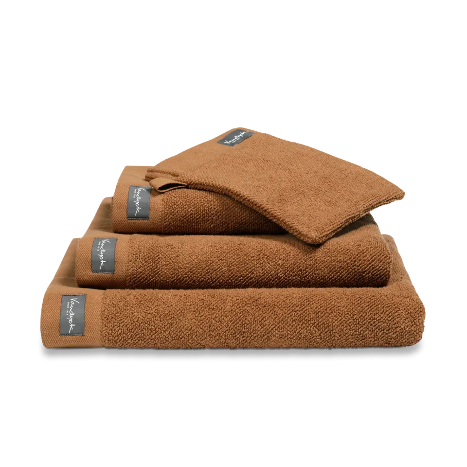 Home Uni badelaken cognac 90x180 bomull 550g