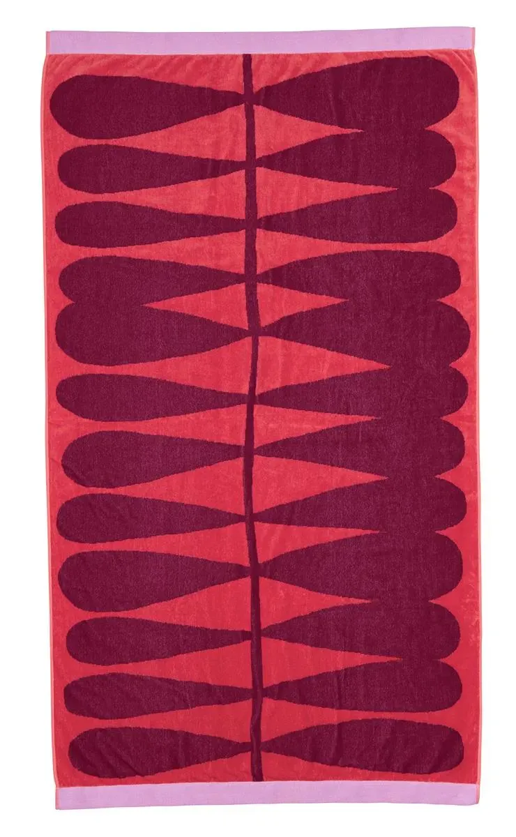KAAT Amsterdam Coral Cave strandhåndkle multi 100x180