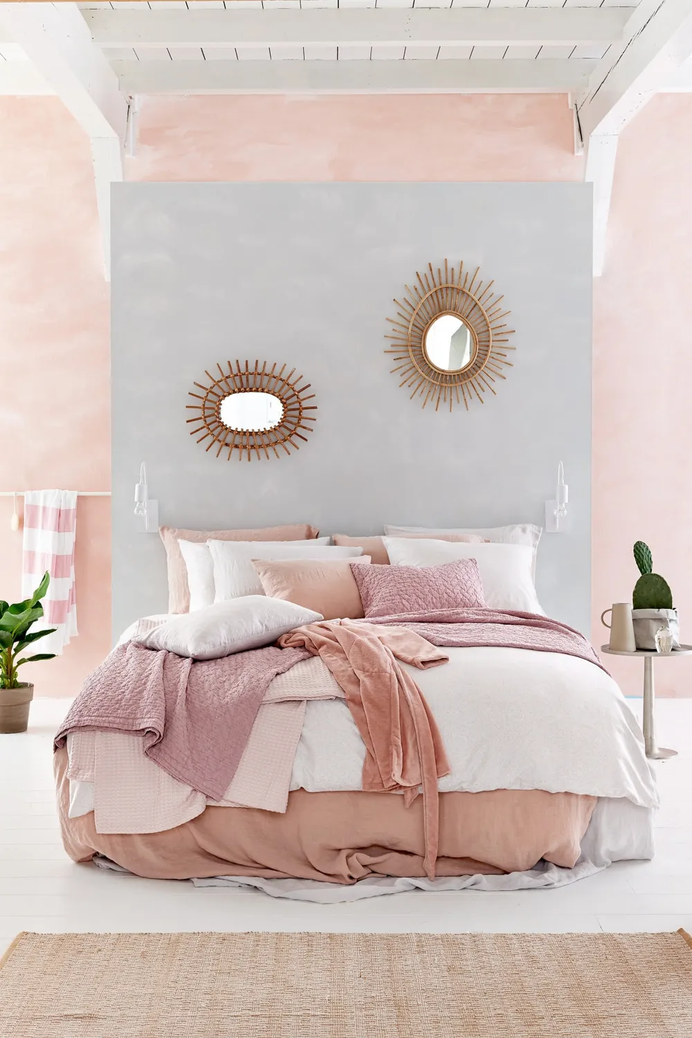 Vandyck Purity 79 sengesett sepia pink 200x200 lin