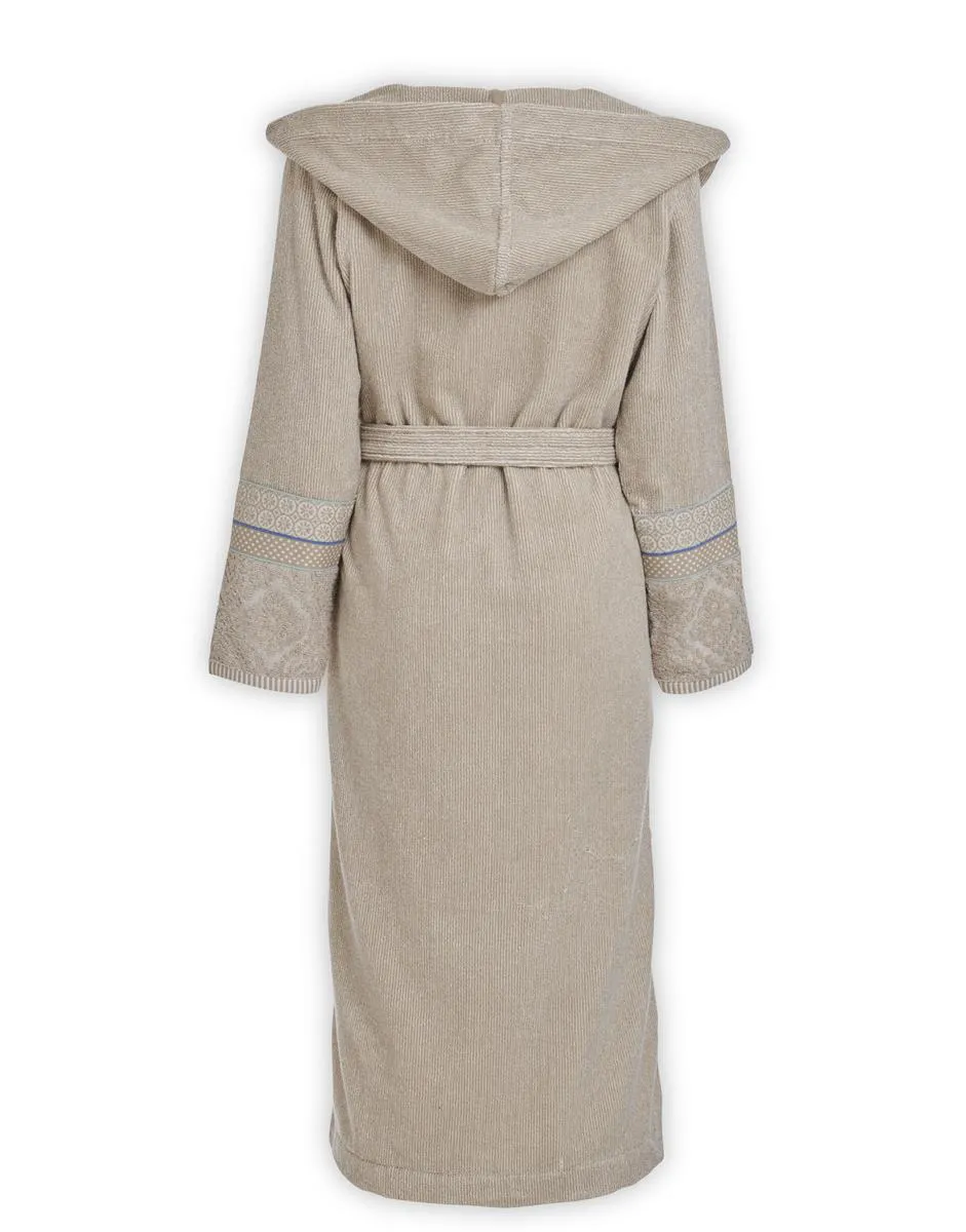 Pip Studio Soft Zellige badekåpe khaki XS bomull