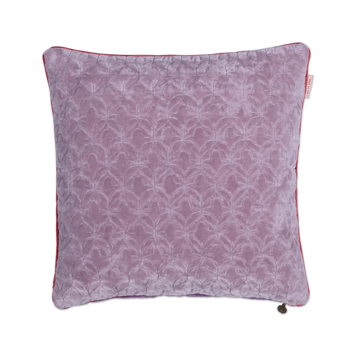 Pip Studio Quilty Dreams pyntepute 45x45 lilla fløyel