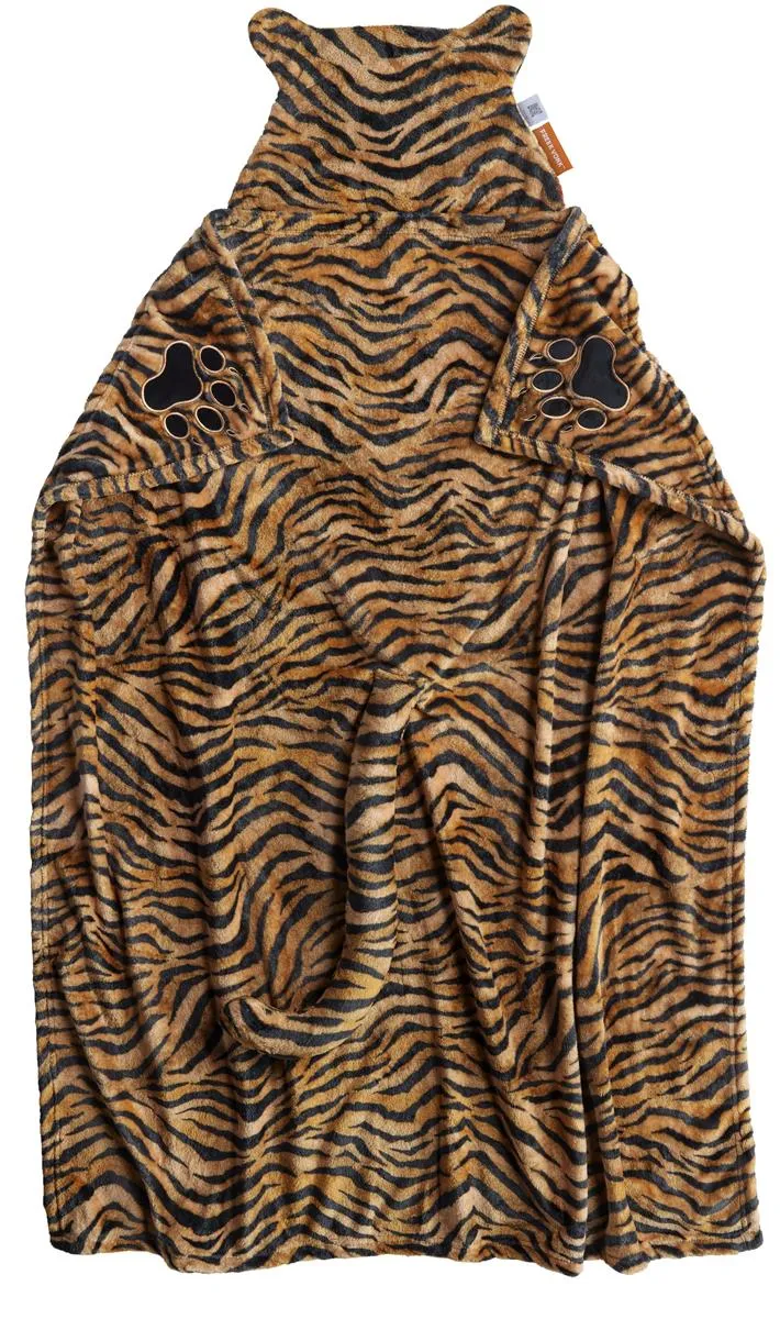 Beddinghouse Freek Vonk Tijger pledd 140x120 steenrød flanell