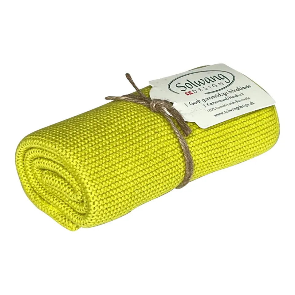 Solwang Design Citronelle strikket håndkle økologisk