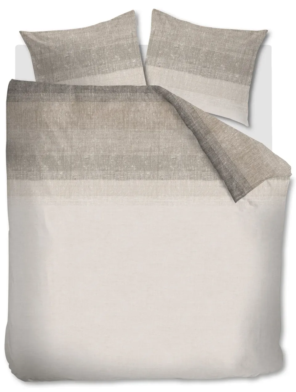 Ariadne Frontier dynetrekk 140x200 sand bomull stripet
