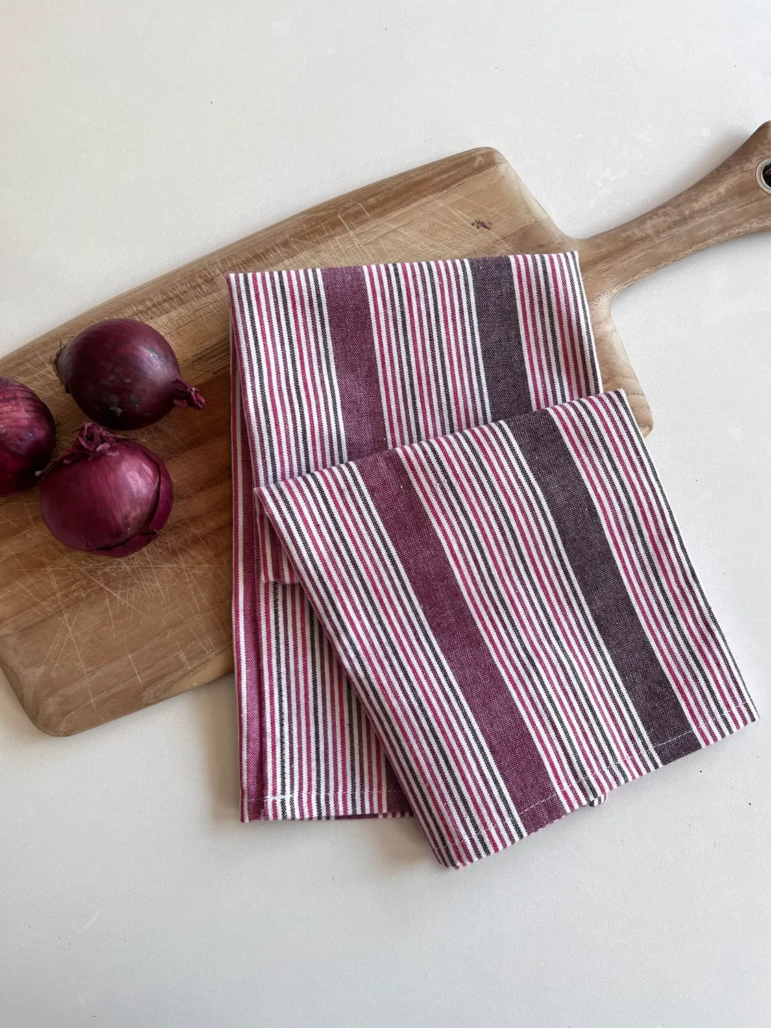 Solwang Design vevet viskestykke nordic berry økologisk