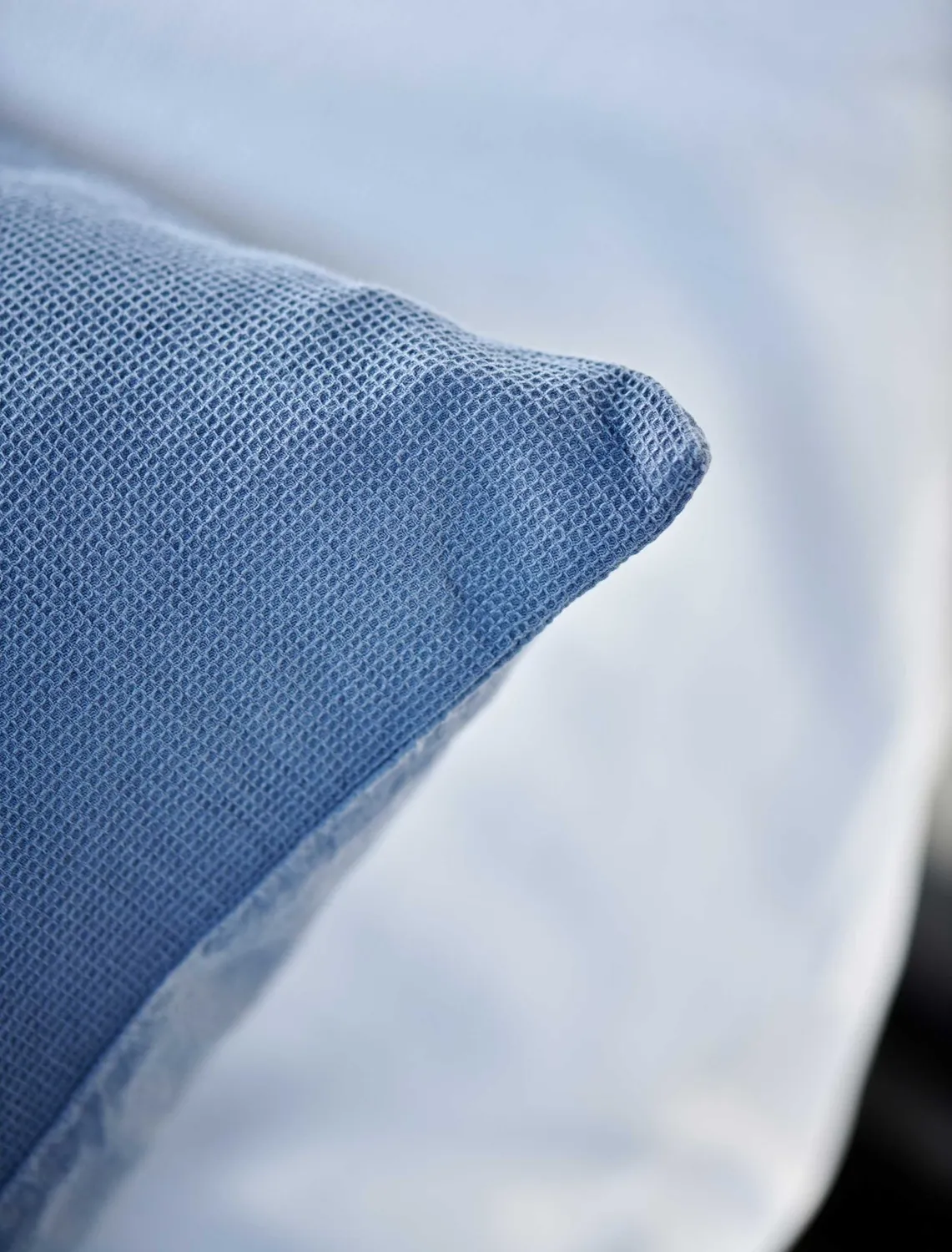 Vandyck Pure 88 sengesett jeans blue 140x200 vaffel