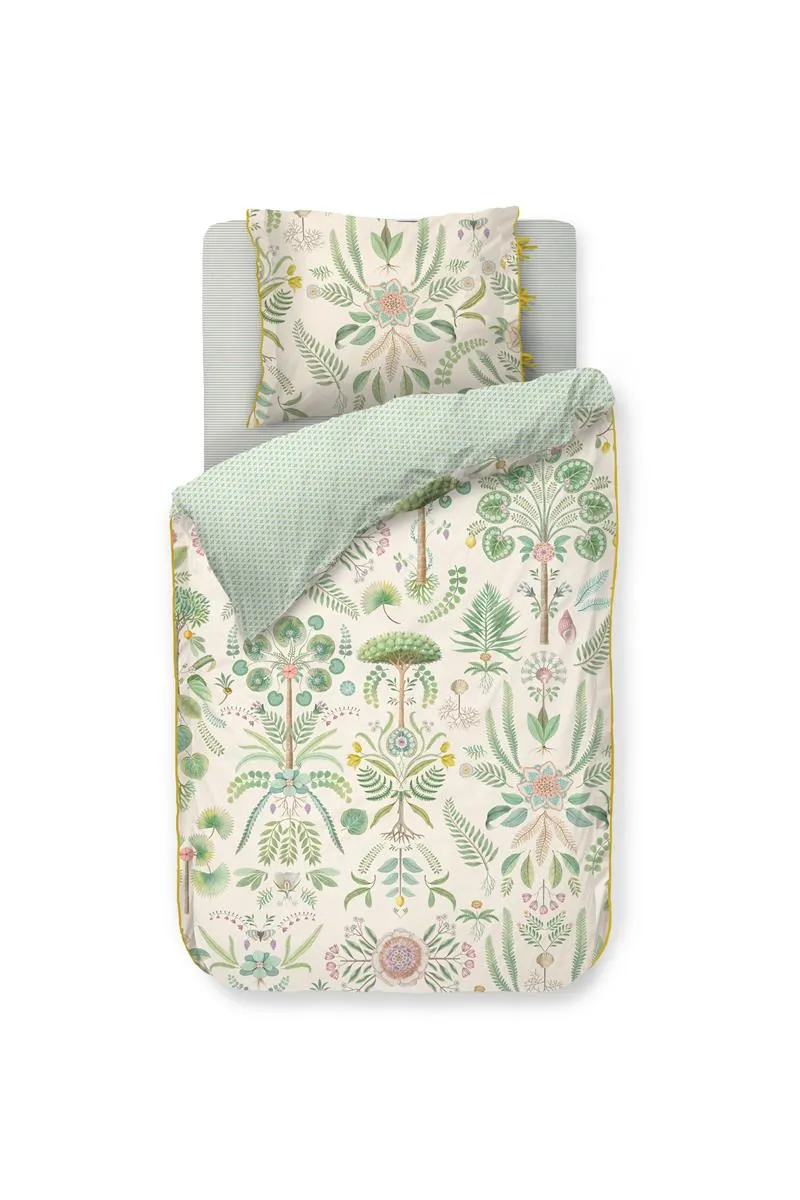 Pip Studio Bamboleo dynetrekk 140x200 offwhite perkal