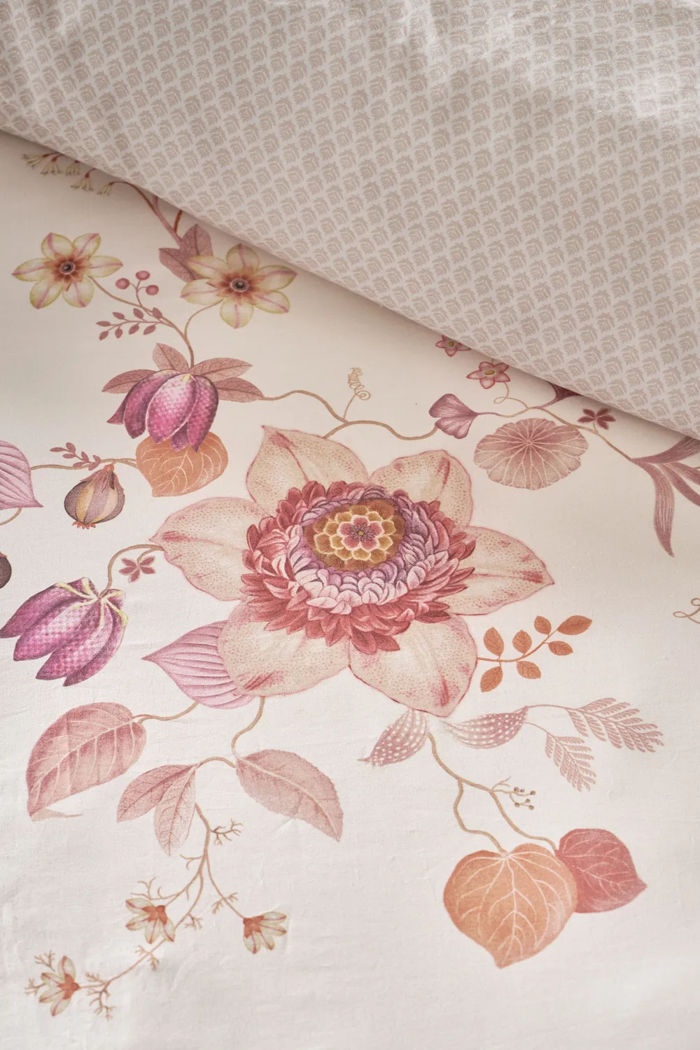 Pip Studio Everbloom dynetrekk 140x200/220 cm lys rosa