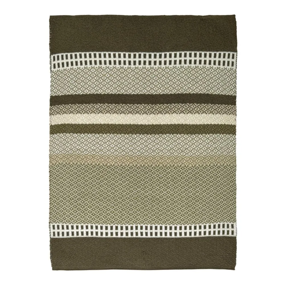 Solwang Zero Waste håndkle jacquard oliven restgarn