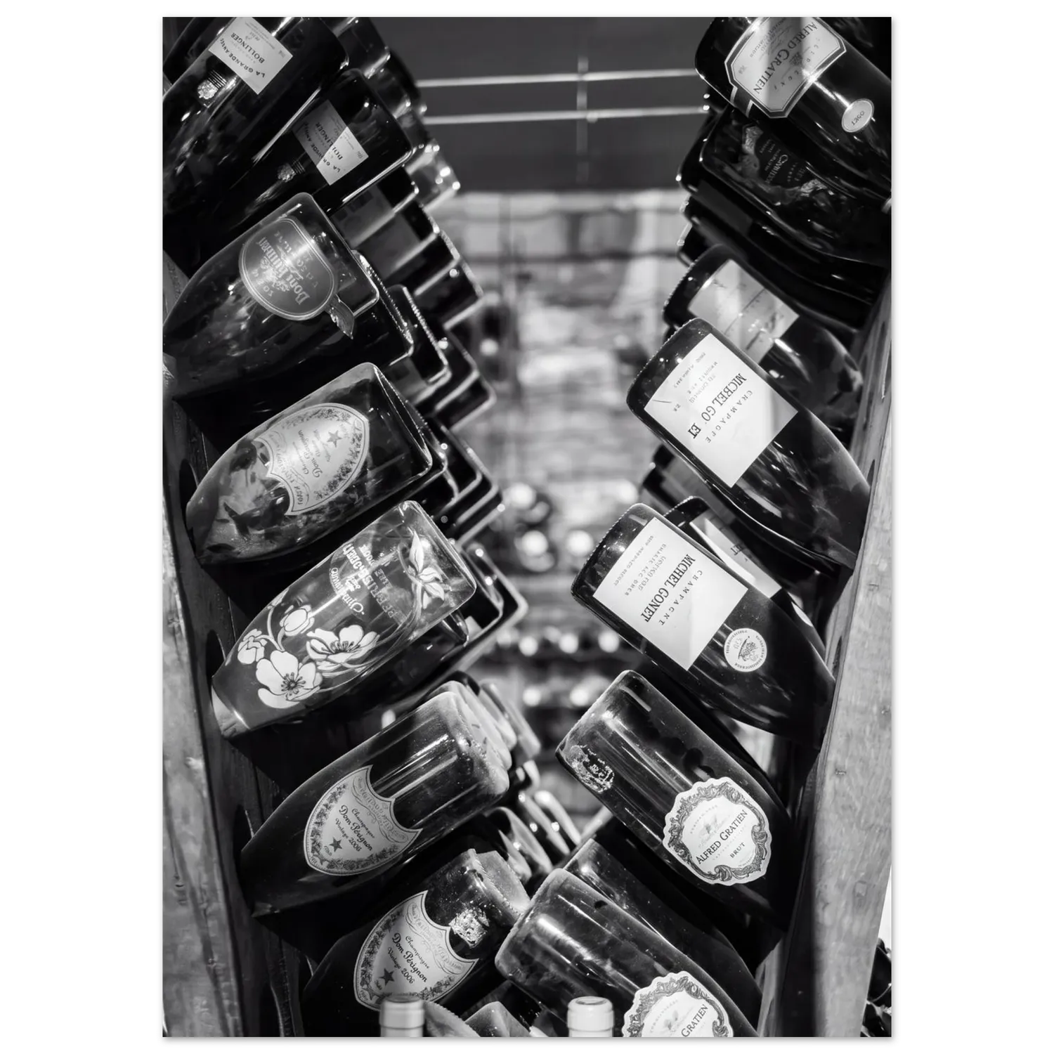 Hellstrøm Vantre wine cellar kunsttrykk 40x60 cm halvblank