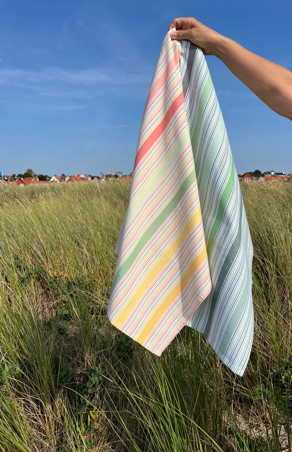 Solwang Design Papaya Mix kjøkkenhåndkle økologisk