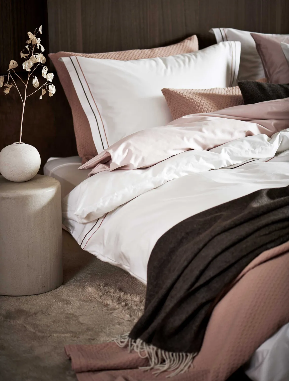 Vandyck Purity 87 dynetrekksett 140x200 sepia pink