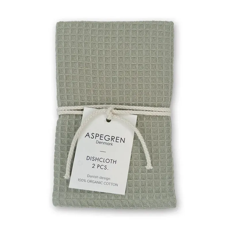 Aspegren Denmark North oppvaskklut green tea 2-pk bomull
