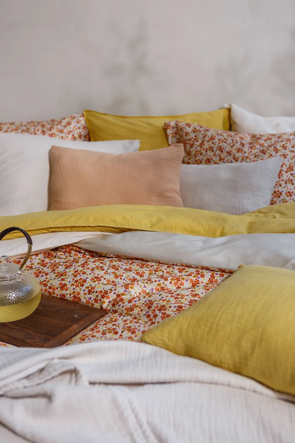 Vandyck Washed Cotton dynetrekk XL apricot blush 260x240
