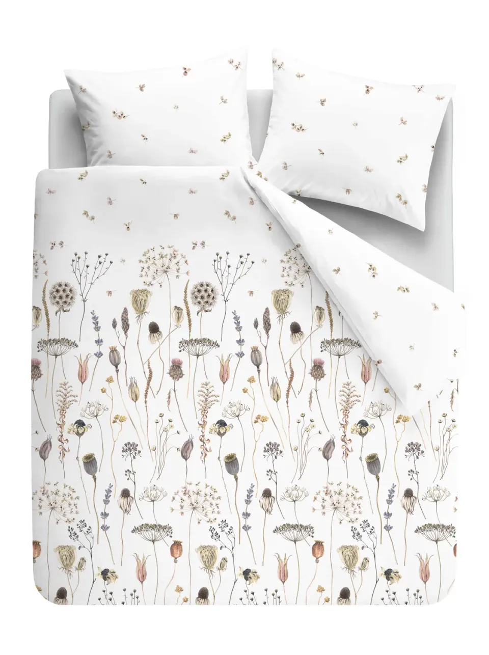 Ariadne Cosy Season dynetrekk 140x200 hvitt bomull