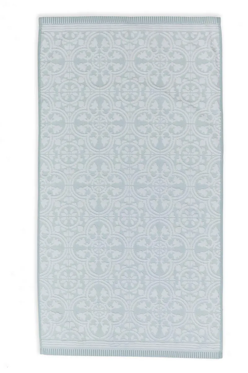 Pip Studio Tile de Pip badehåndkle lyseblått 70x140 bomull