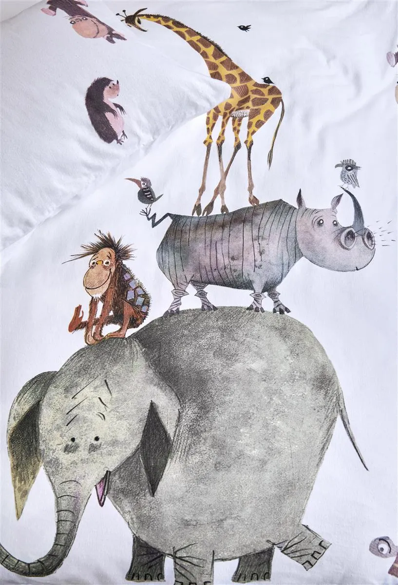 Beddinghouse x Fiep Amsterdam Dieren dynetrekk 140x200 barn