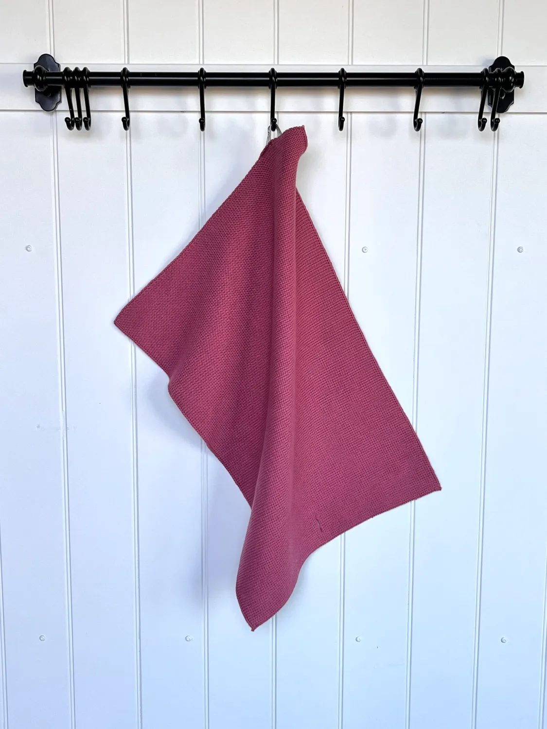 Solwang Design Lys bordeaux håndkle økologisk
