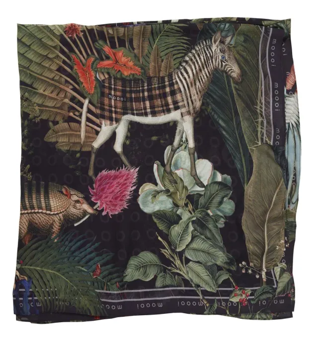 MOOOI Menagerie XL sjal raven 132x285 cm viscose