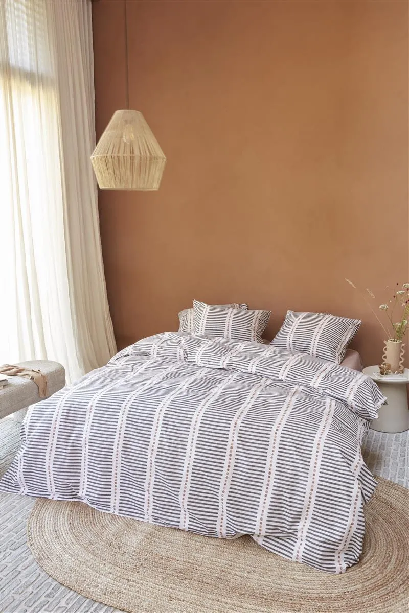 vtwonen Stip and Stripe dynetrekk 140x200 blush