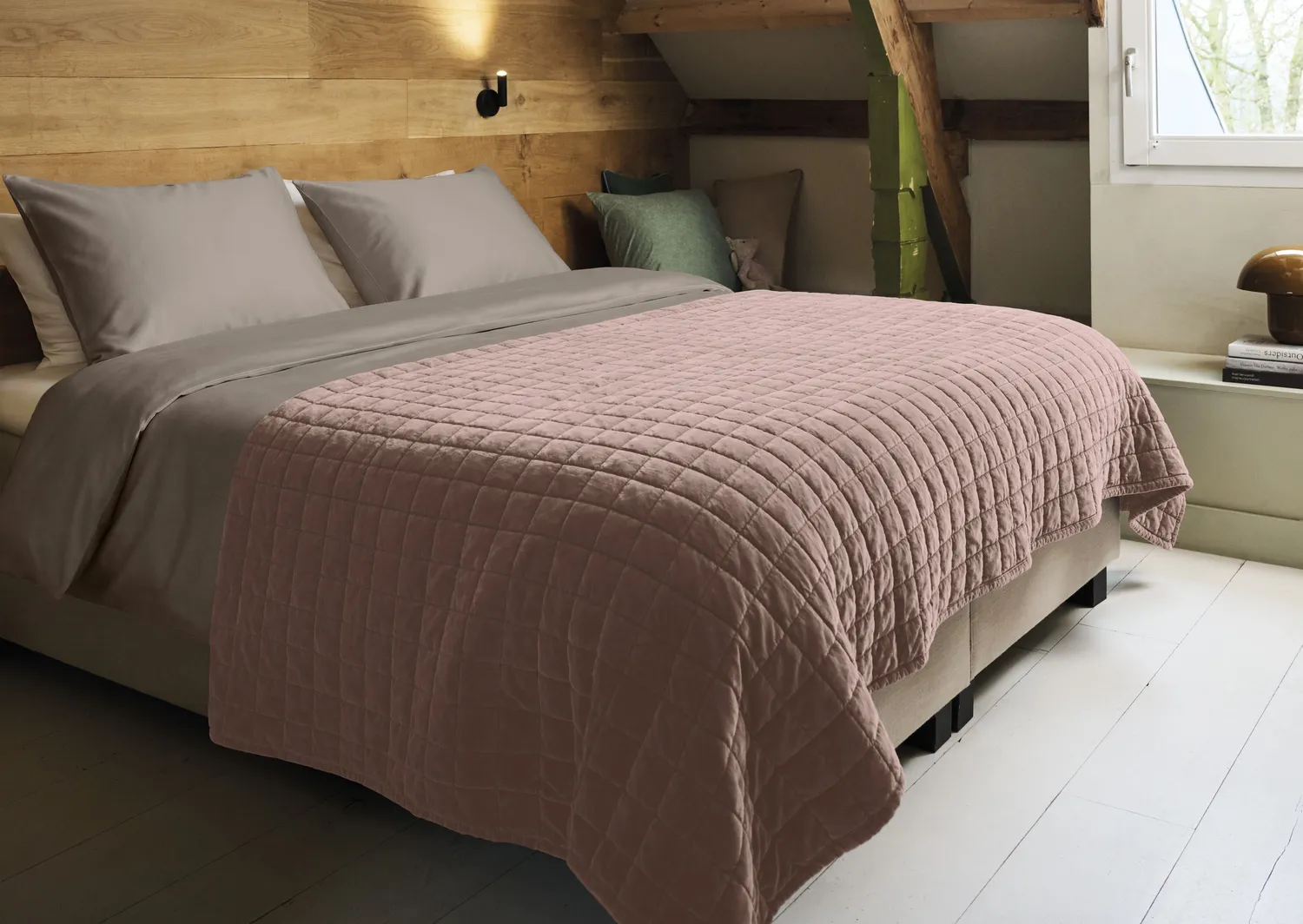 Beddinghouse Cosy sengepledd fersken 150x200 cm bomull