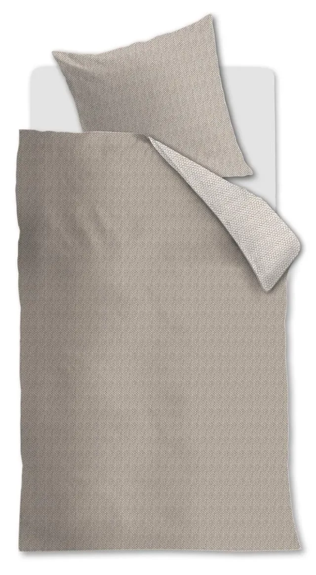 Riviera Maison Twisted dynetrekksett sand bomull