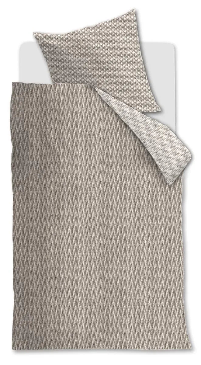 Riviera Maison Twisted dynetrekksett sand bomull