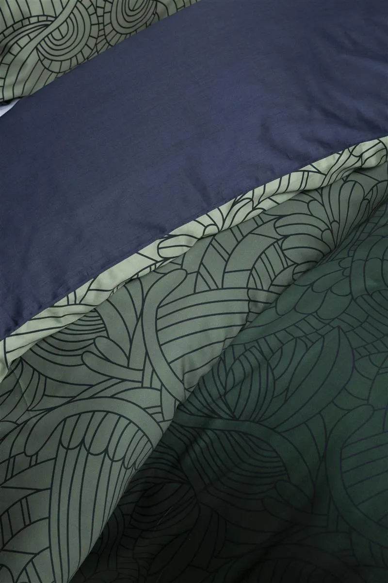 Moooi Dodo Pavone dynetrekk 90x200 cm grønn sateng