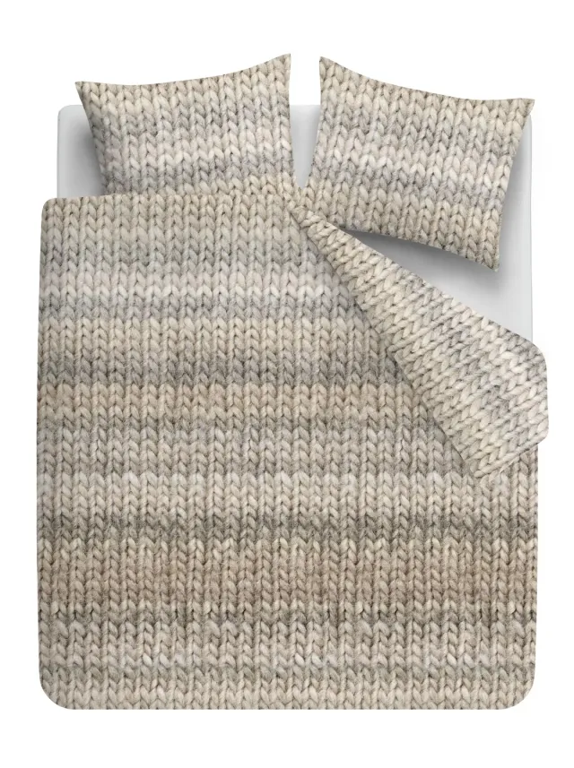 Beddinghouse Ariadne Lovingly dynetrekk 140x200 naturel flanell