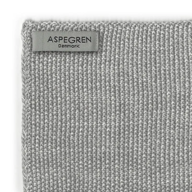 Aspegren Denmark Blend Gray oppvaskklut 26x26 2-pk myk