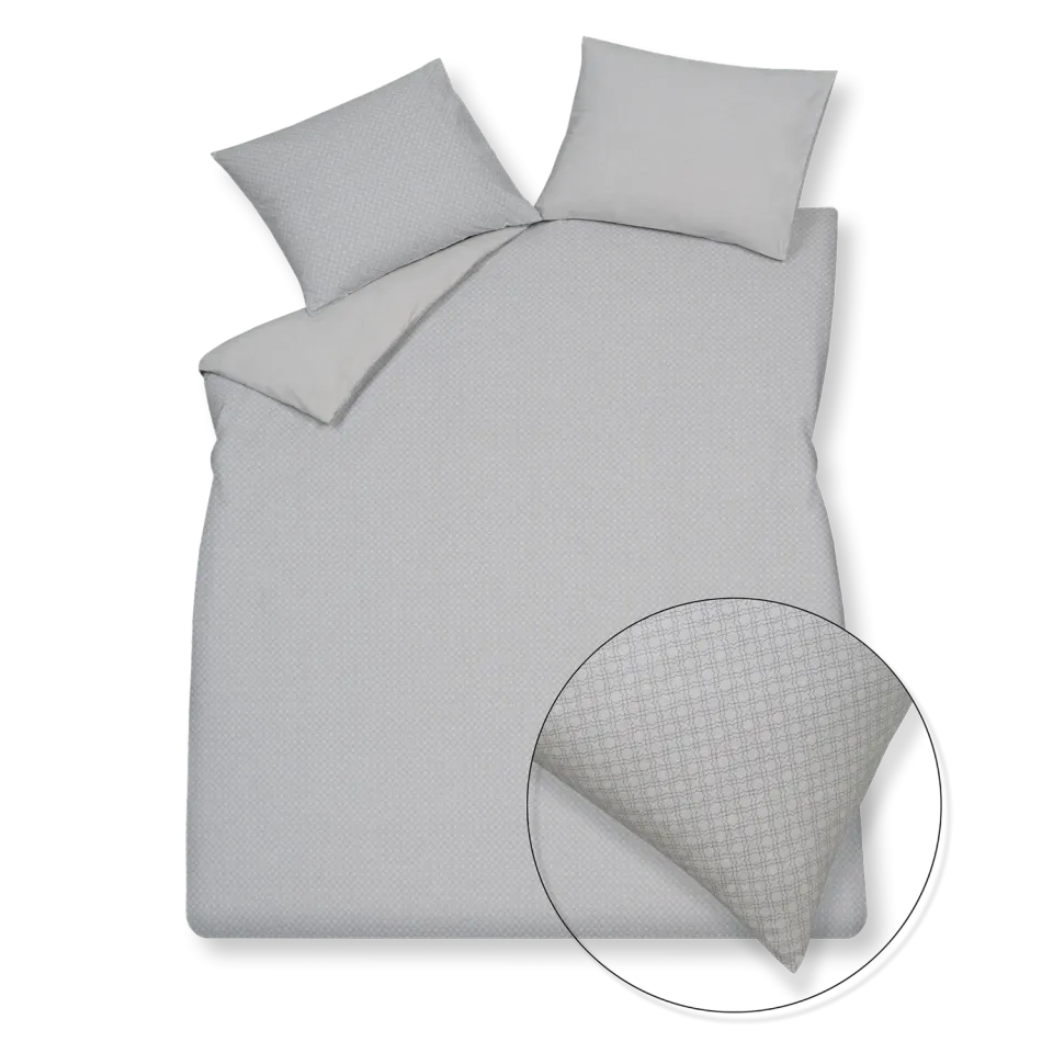 Vandyck Aberdeen XL dynetrekksett 260x240 antrasitt flanell