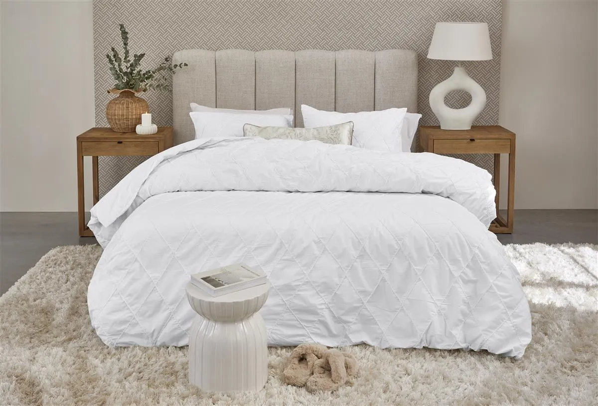 Riviera Maison Elegance putevar 60x70 hvit bomull