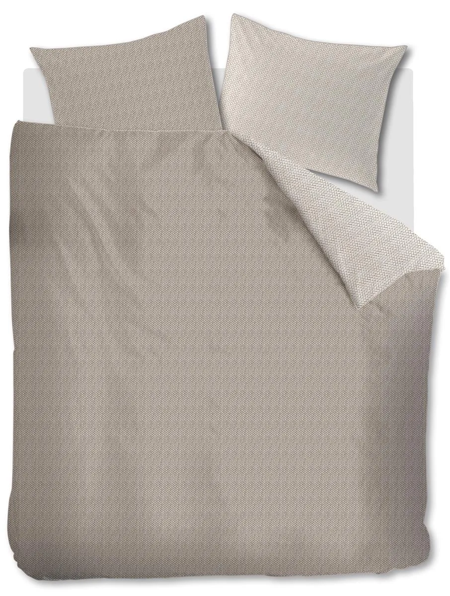 Riviera Maison Twisted dynetrekksett sand bomull