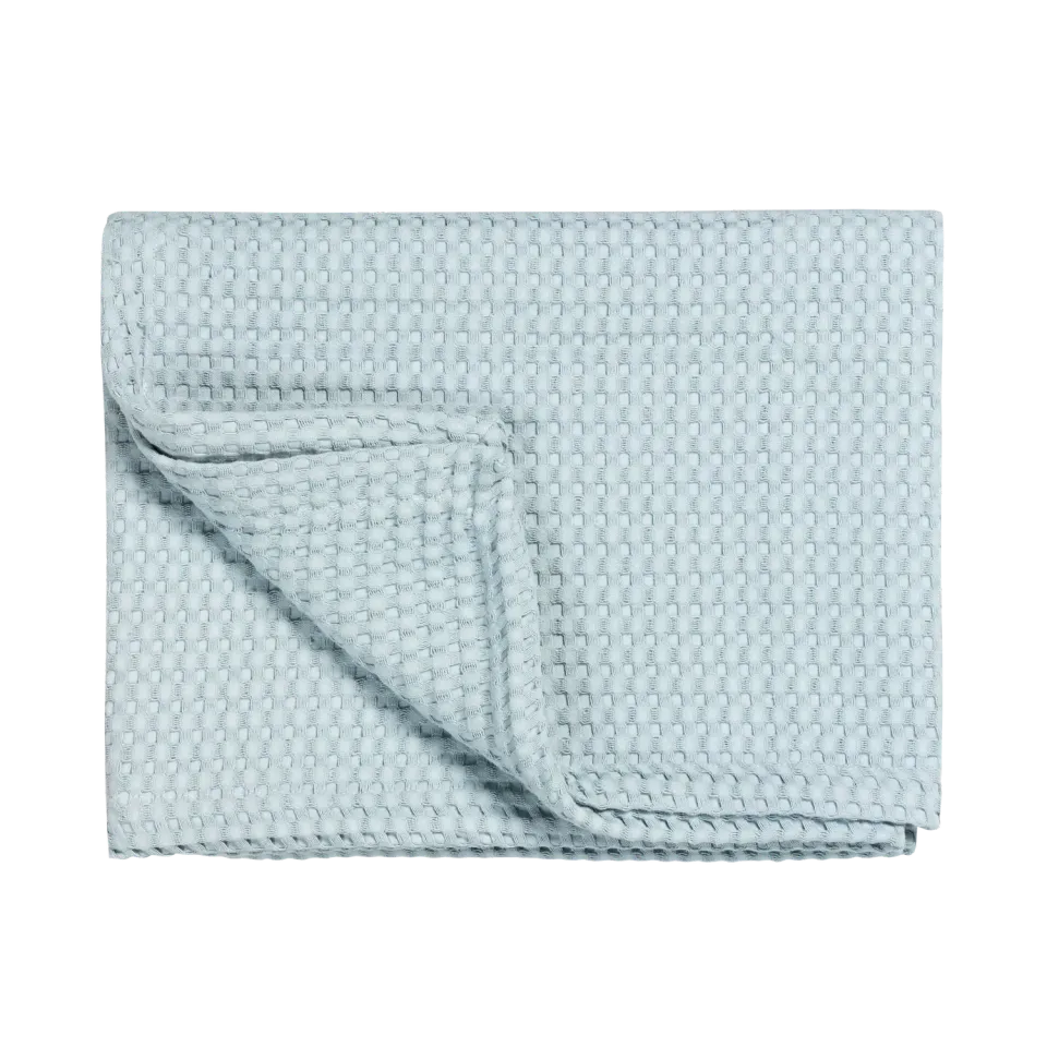 Vandyck Home Pique sengeteppe 160x250 kinablå bomull