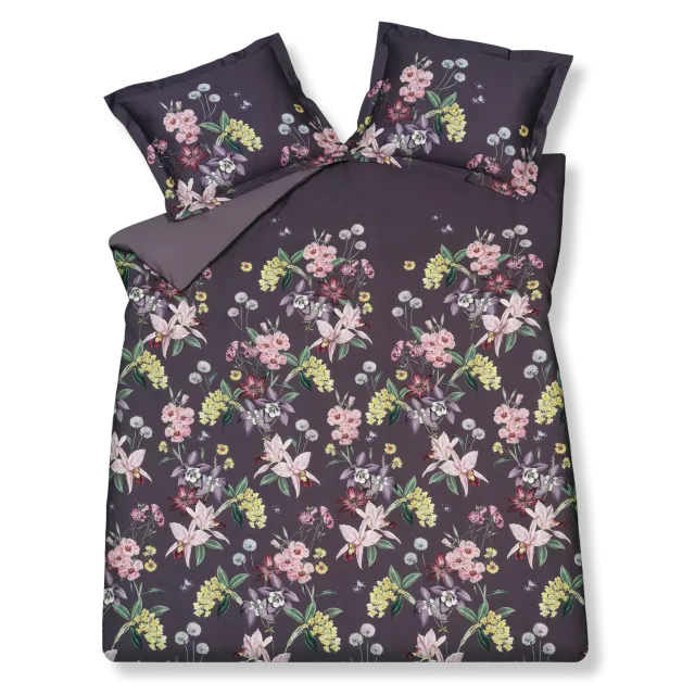 Vandyck Noir Garden dynetrekksett 200x200 multi sateng