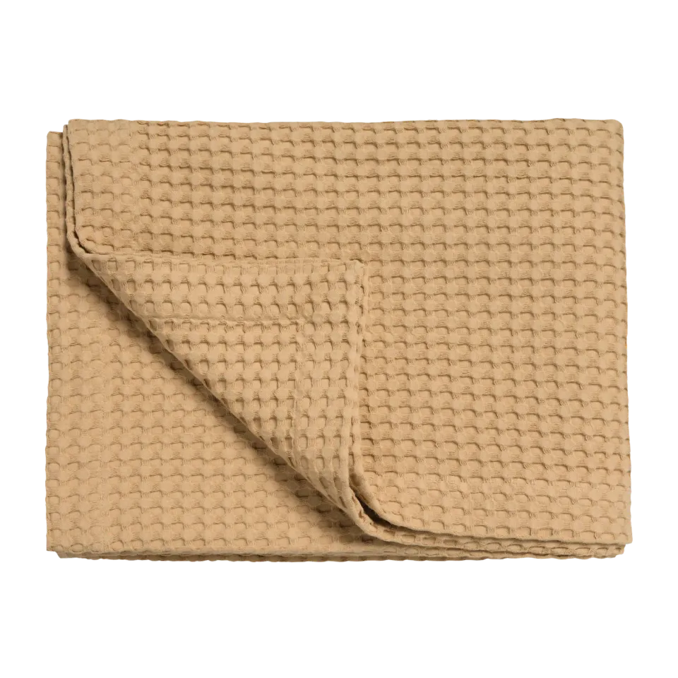 Vandyck Home Pique sengeteppe toffee 160x250 bomull
