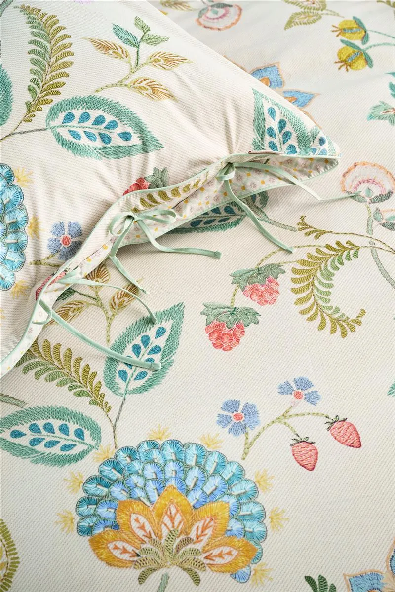 Pip Studio Buenas Tardes dynetrekk 140x200 offwhite blomster