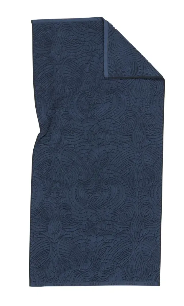 MOOOI Dodo Pavone badehåndkle 70x140 indigo bomull