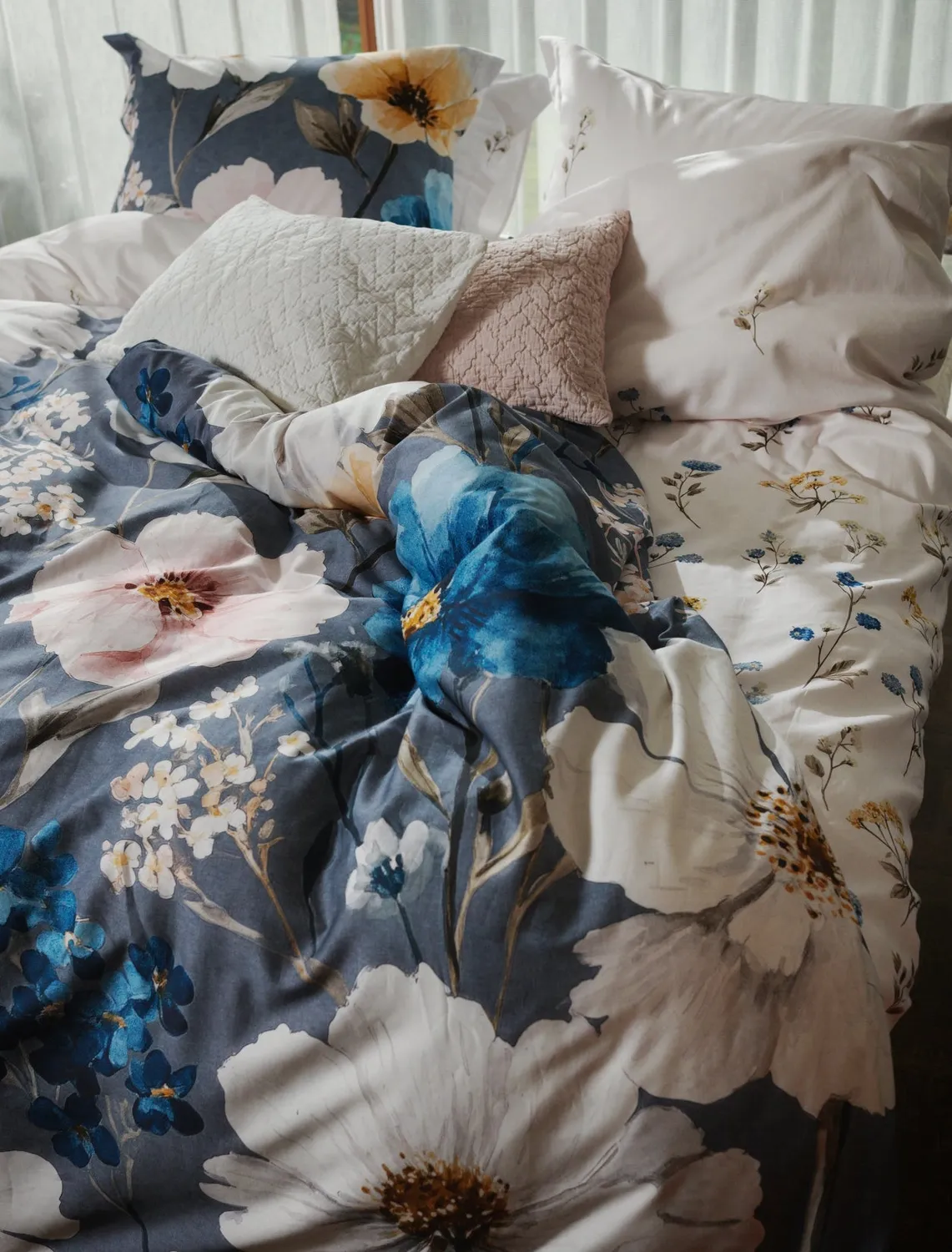 Vandyck Valea Bloom dynetrekksett multi enkelt sateng