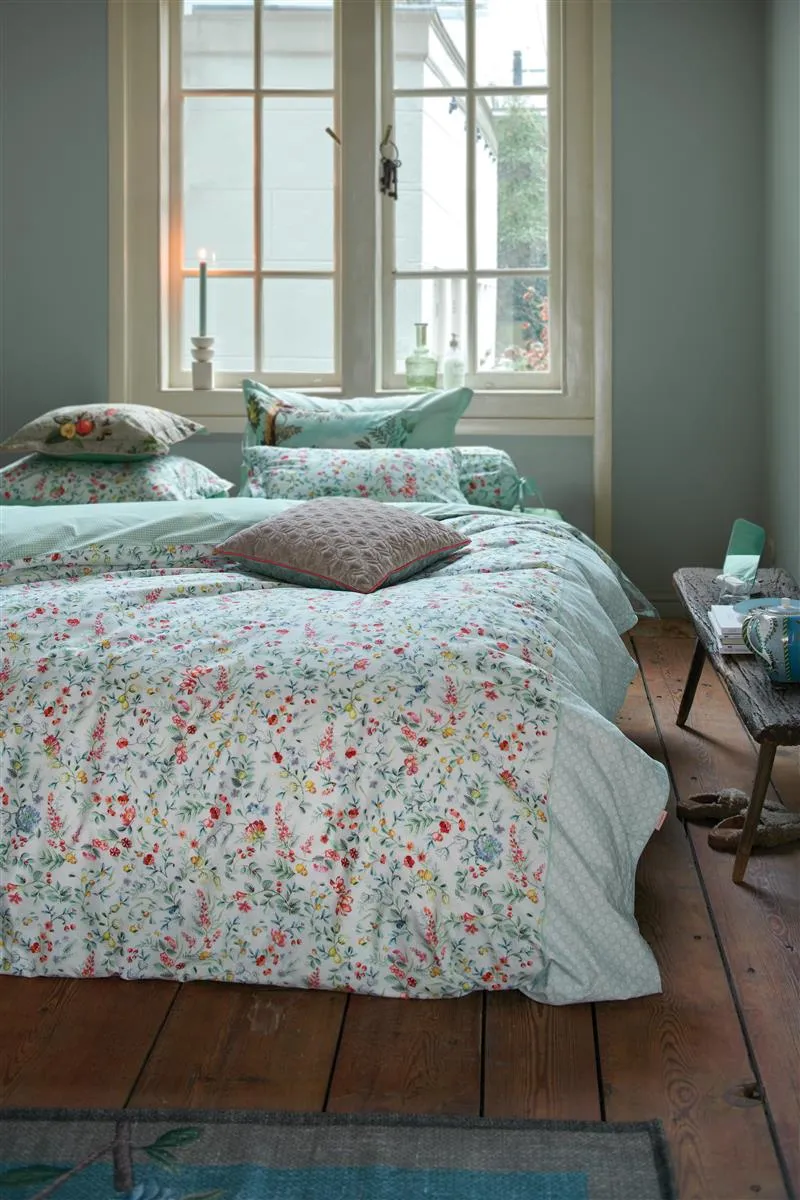 Pip Studio Quilty Dreams pute 45x45 khaki fløyel