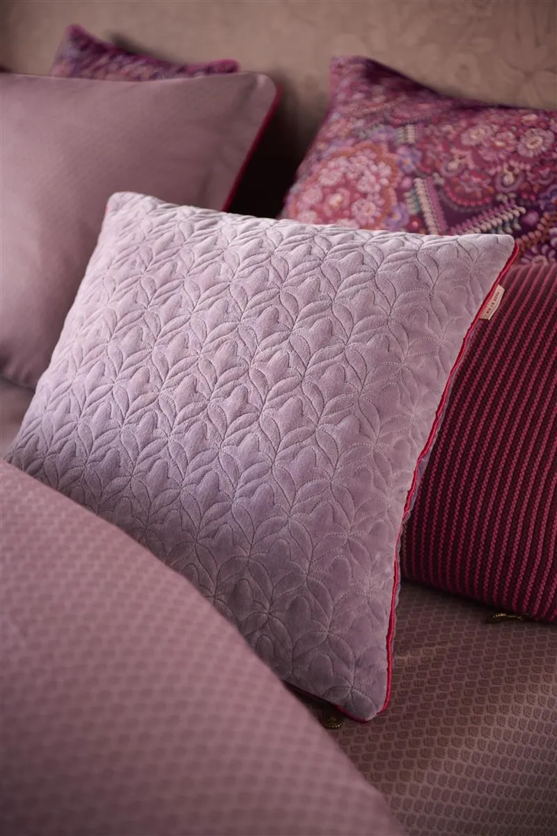 Pip Studio Quilty Dreams pyntepute 45x45 lilla fløyel