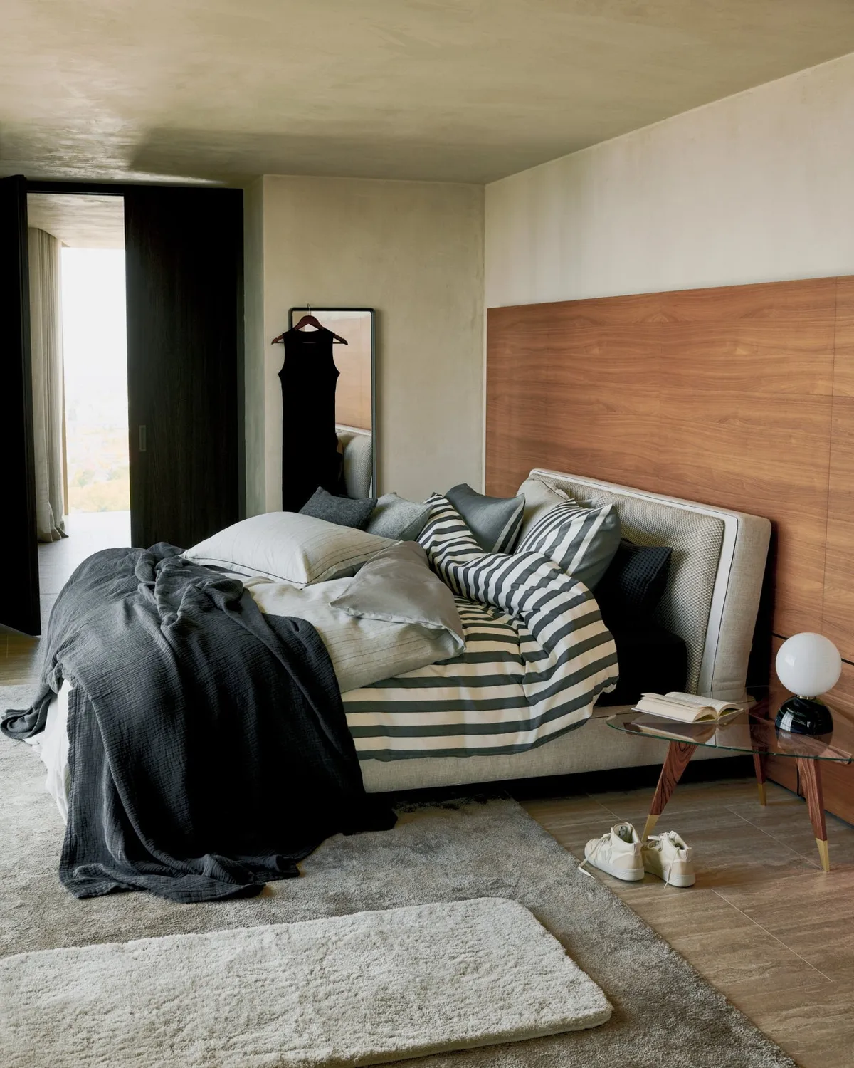 Vandyck Pure 72 dynetrekksett coolgrey 140x200 bomull-lin