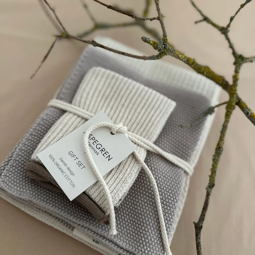 Aspegren Denmark Kitchen Gift Set Eggnog kjøkkensett 3-pk natur