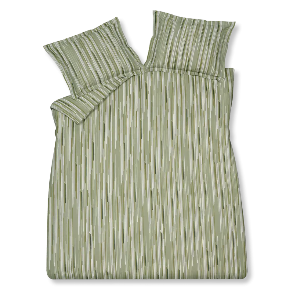 Vandyck Morning Matcha dynetrekksett dobbel grønn smoke green